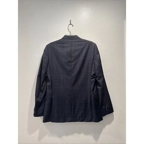 Ted Baker LONDON Endurance Size 36R Checkered Jay SPJ Wool Blazer Sports Coat - Picture 2 of 9